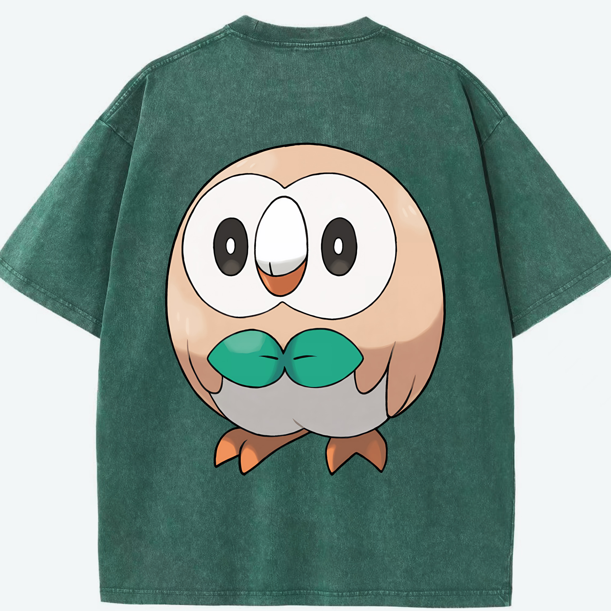 （画像用） ポケットモンスター Pokémon 綿100% ヴィンテージ風 半袖Tシャツ（背面プリント）